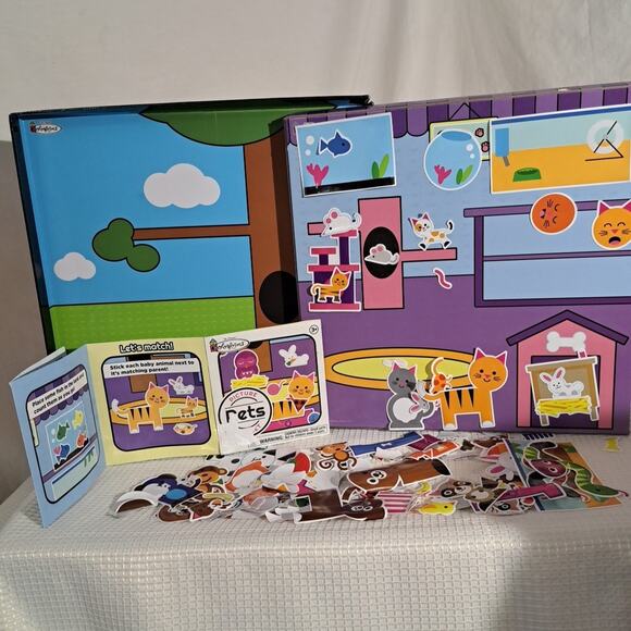 Colorforms Classic Pets Picture Playset Multiple Piece 2 Picture Panels - Picture 4 of 4